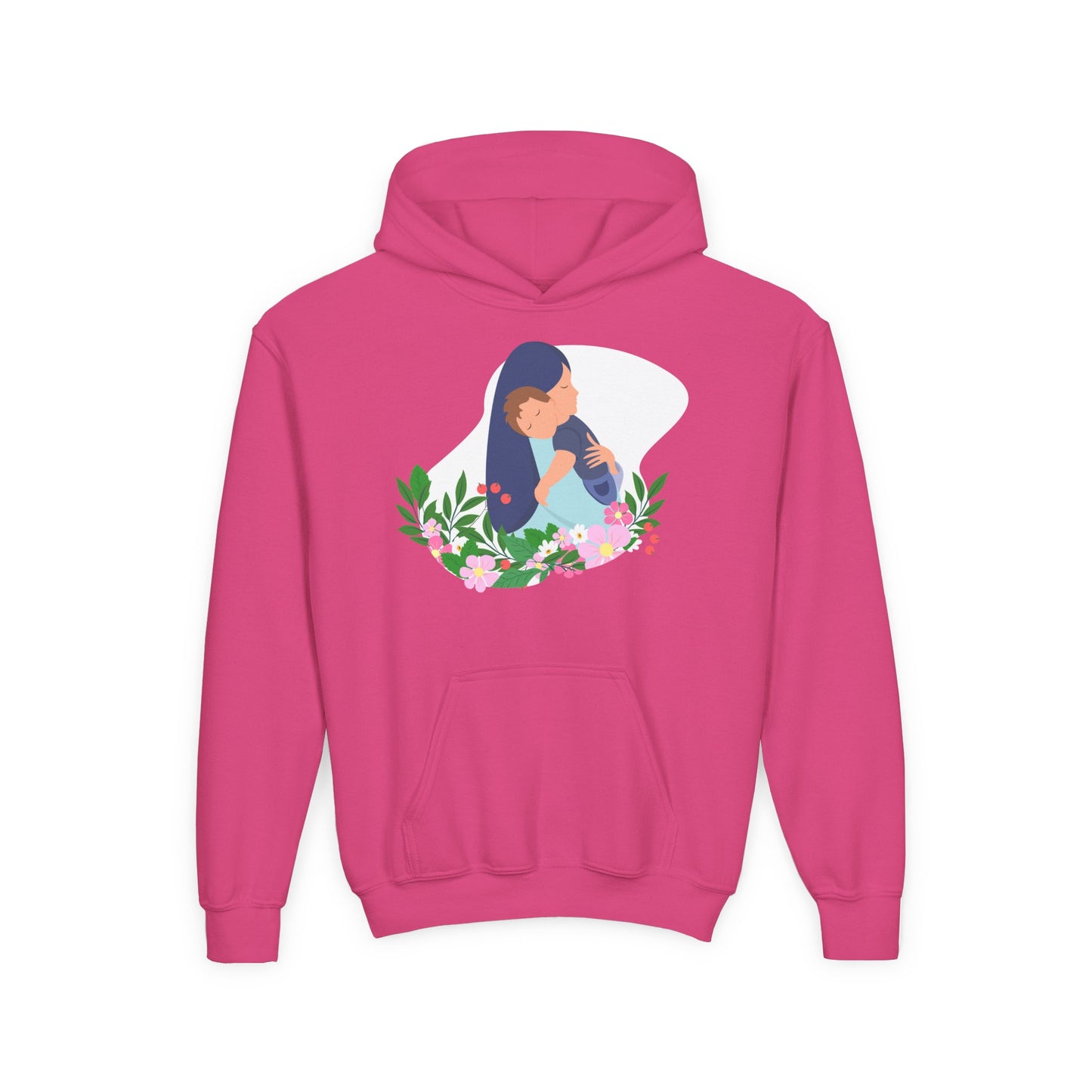 Youth Heavy Blend Hooded Sweatshirt - Mothers love