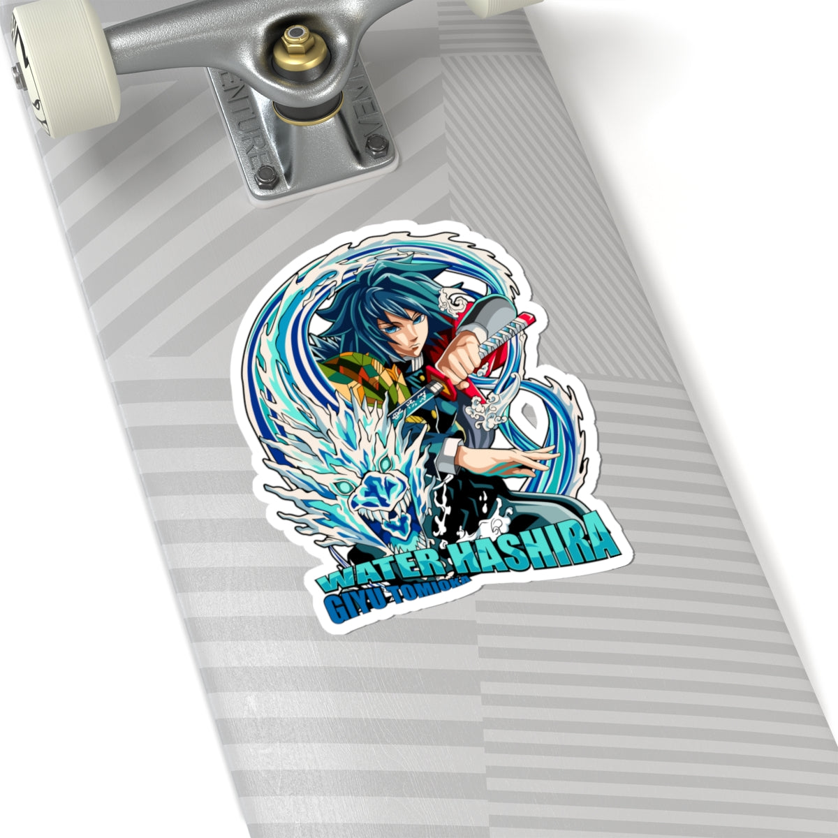 Kiss-Cut Stickers - Demon slayer water hashira giyu
