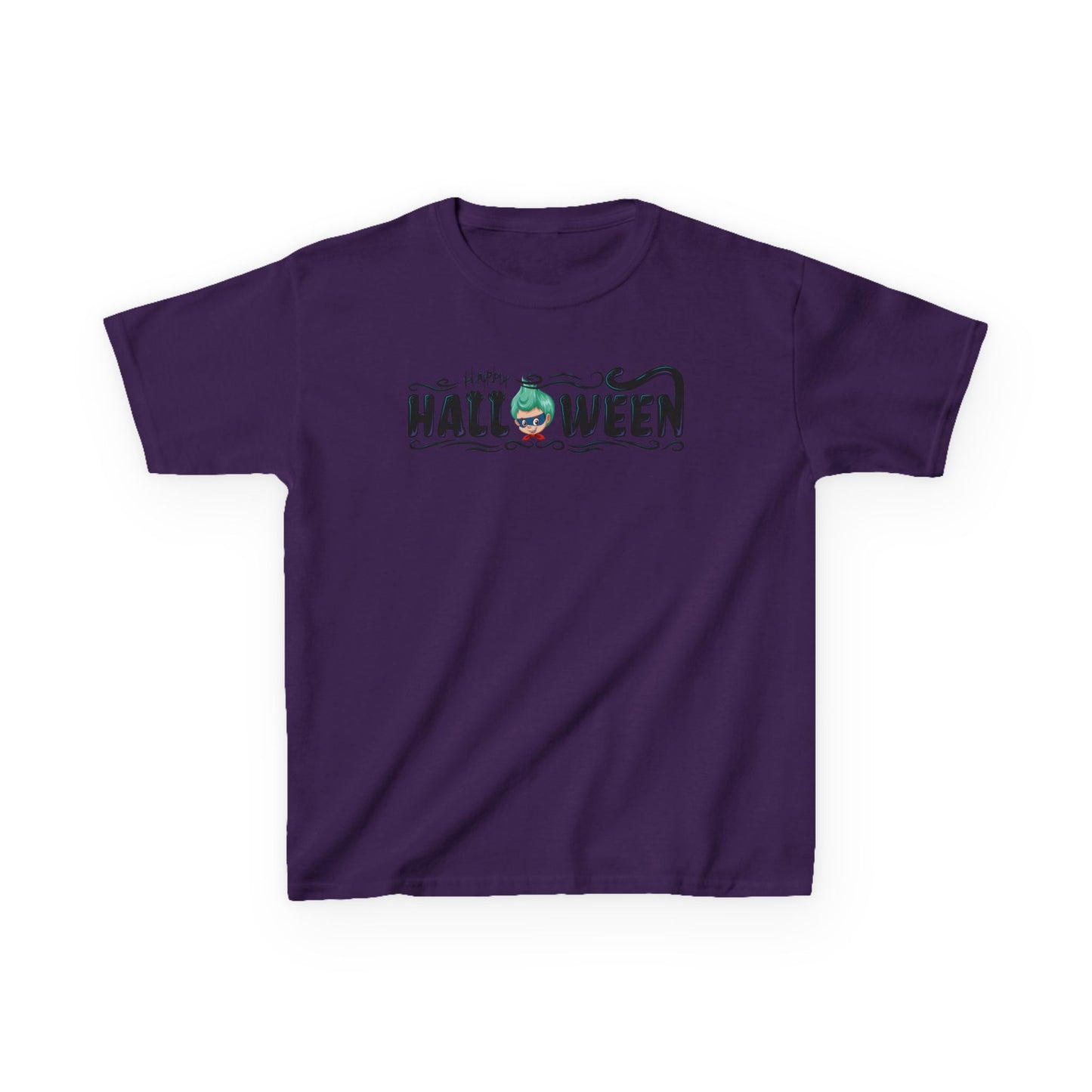 Kids Heavy Cotton™ Tee - Happy halloween by super kiddo