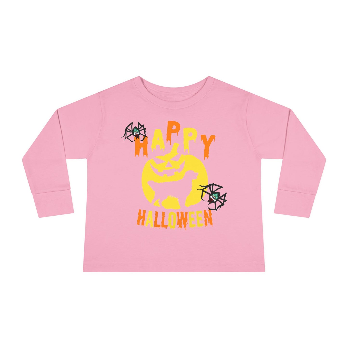 Toddler Long Sleeve Tee - Happy holloween