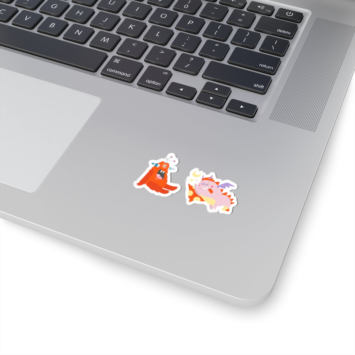 Kiss-Cut Vinyl Decals - Orange monsters