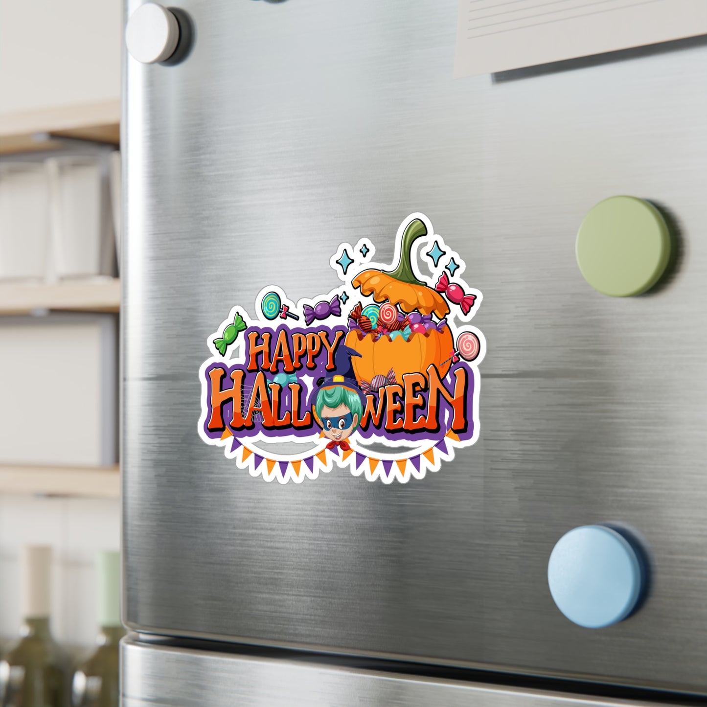 Halloween Kiss-Cut Vinyl Decals – Happy halloween banner