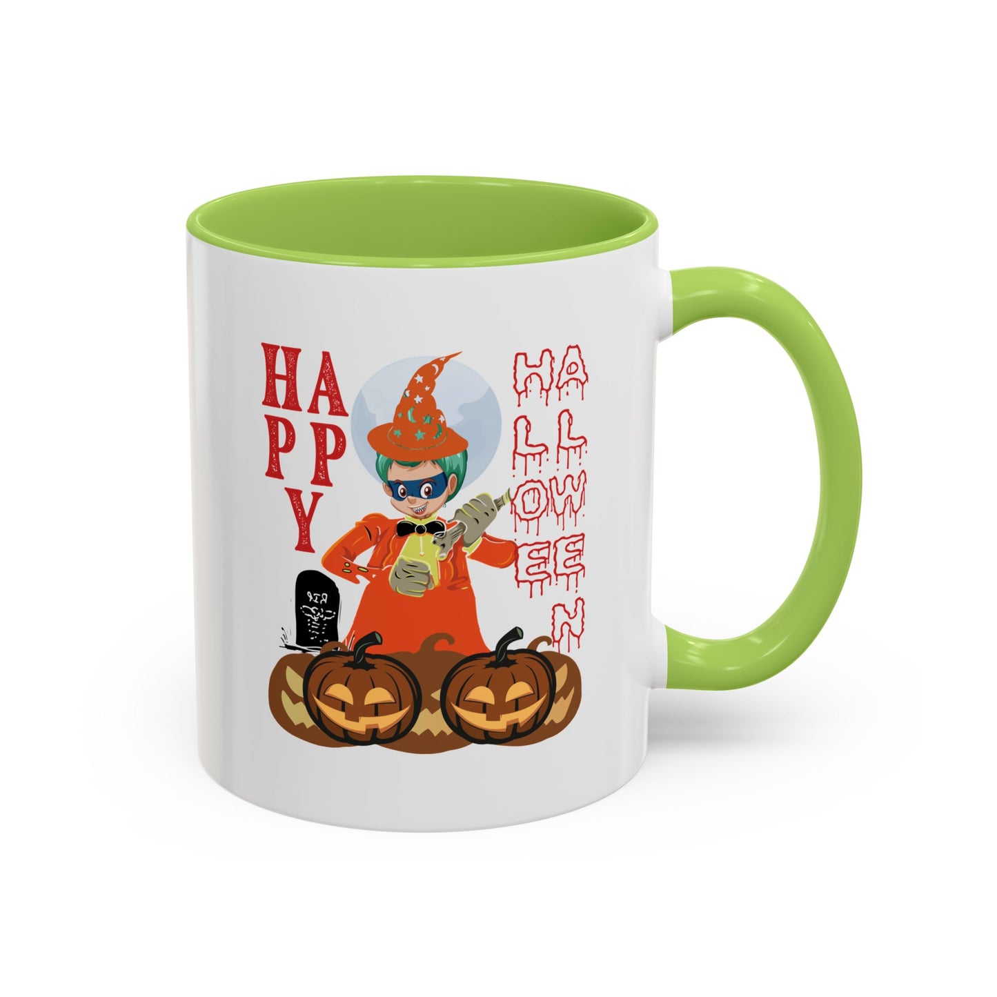Accent Coffee Mug - Holloween design by super kiddo