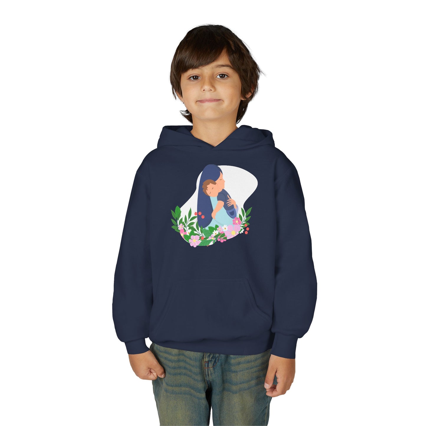 Youth Heavy Blend Hooded Sweatshirt - Mothers love
