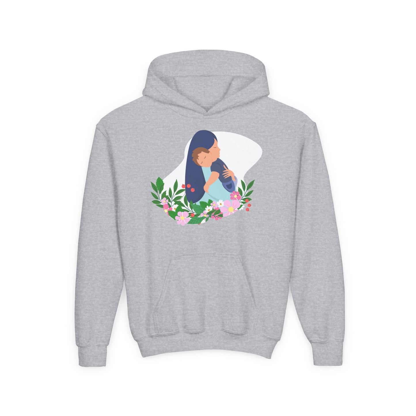 Youth Heavy Blend Hooded Sweatshirt - Mothers love