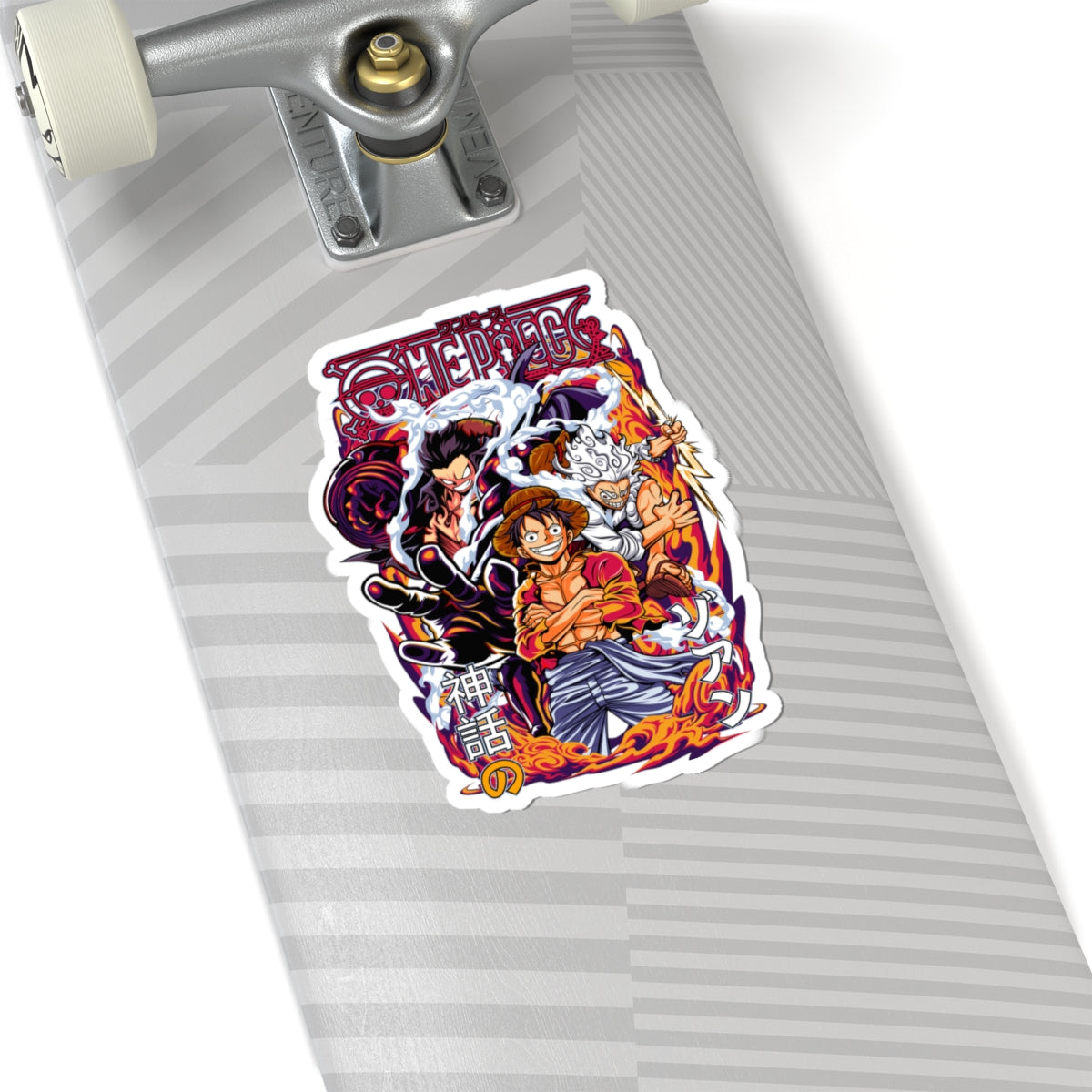 Kiss-Cut Stickers - One piece luffy gear form 5