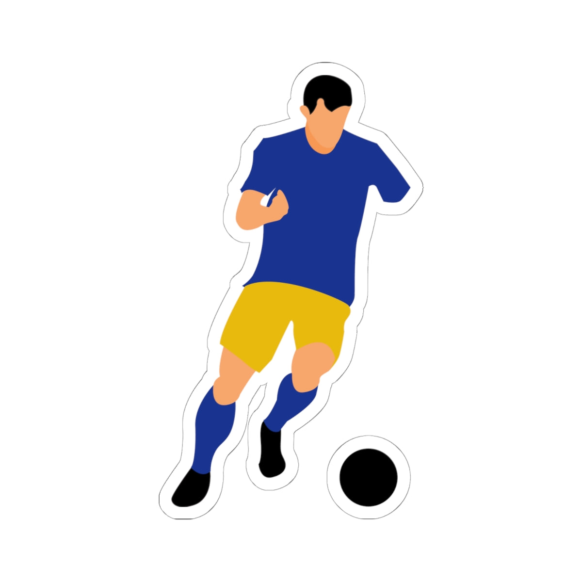 Kiss-Cut Vinyl Decals - Soccer