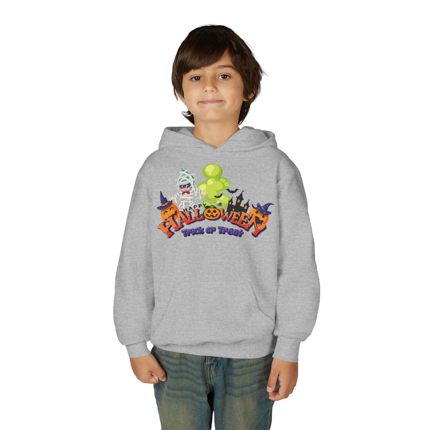 Youth Heavy Blend Hooded Sweatshirt - Trick or Treat