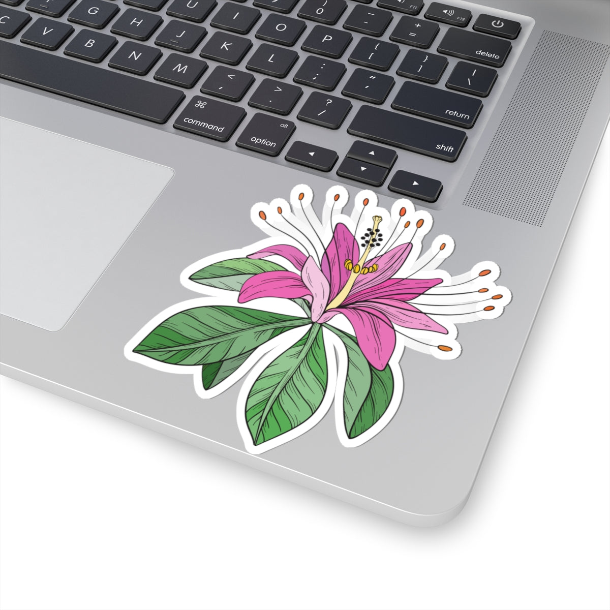 Kiss-Cut Vinyl Decals - Purple flower