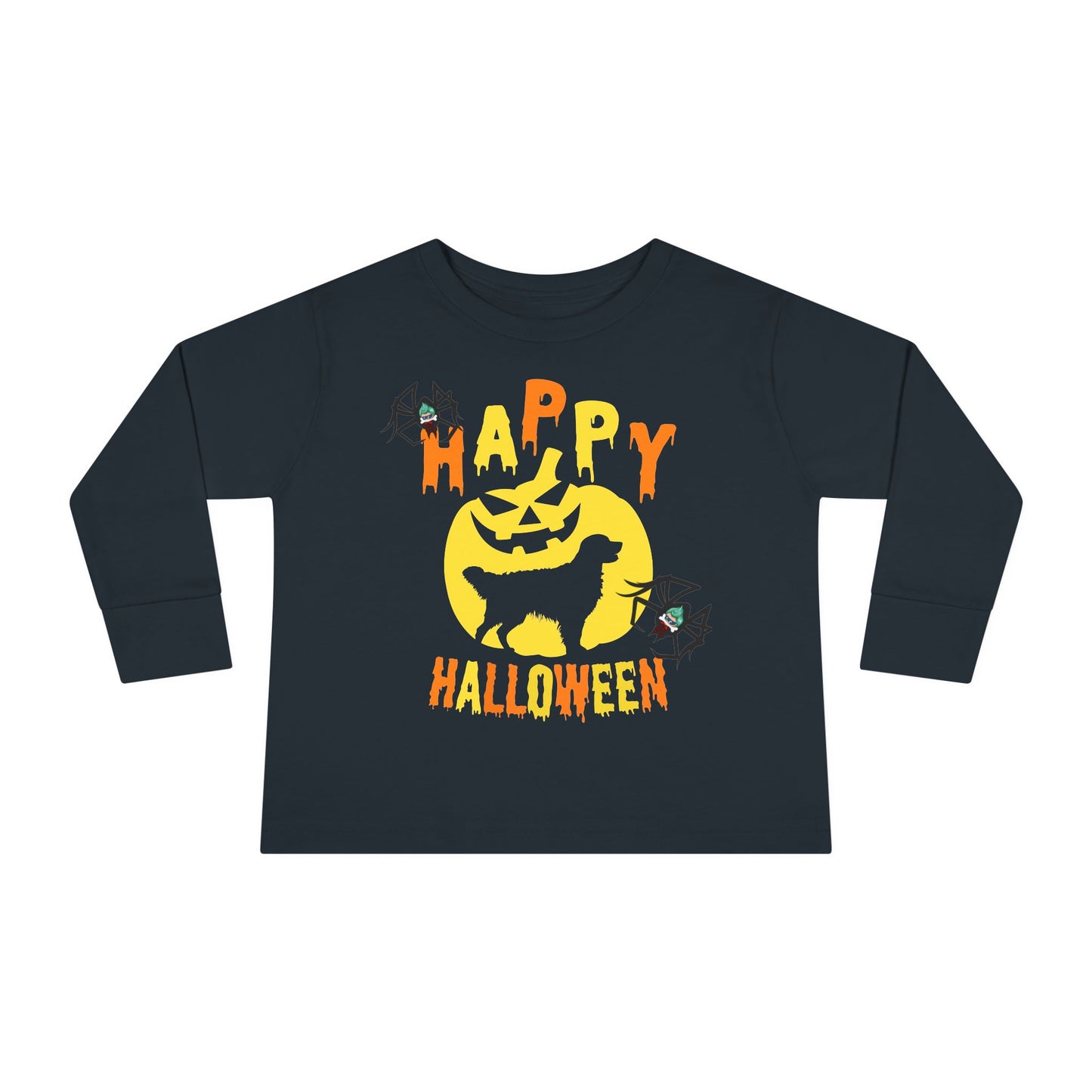 Toddler Long Sleeve Tee - Happy holloween