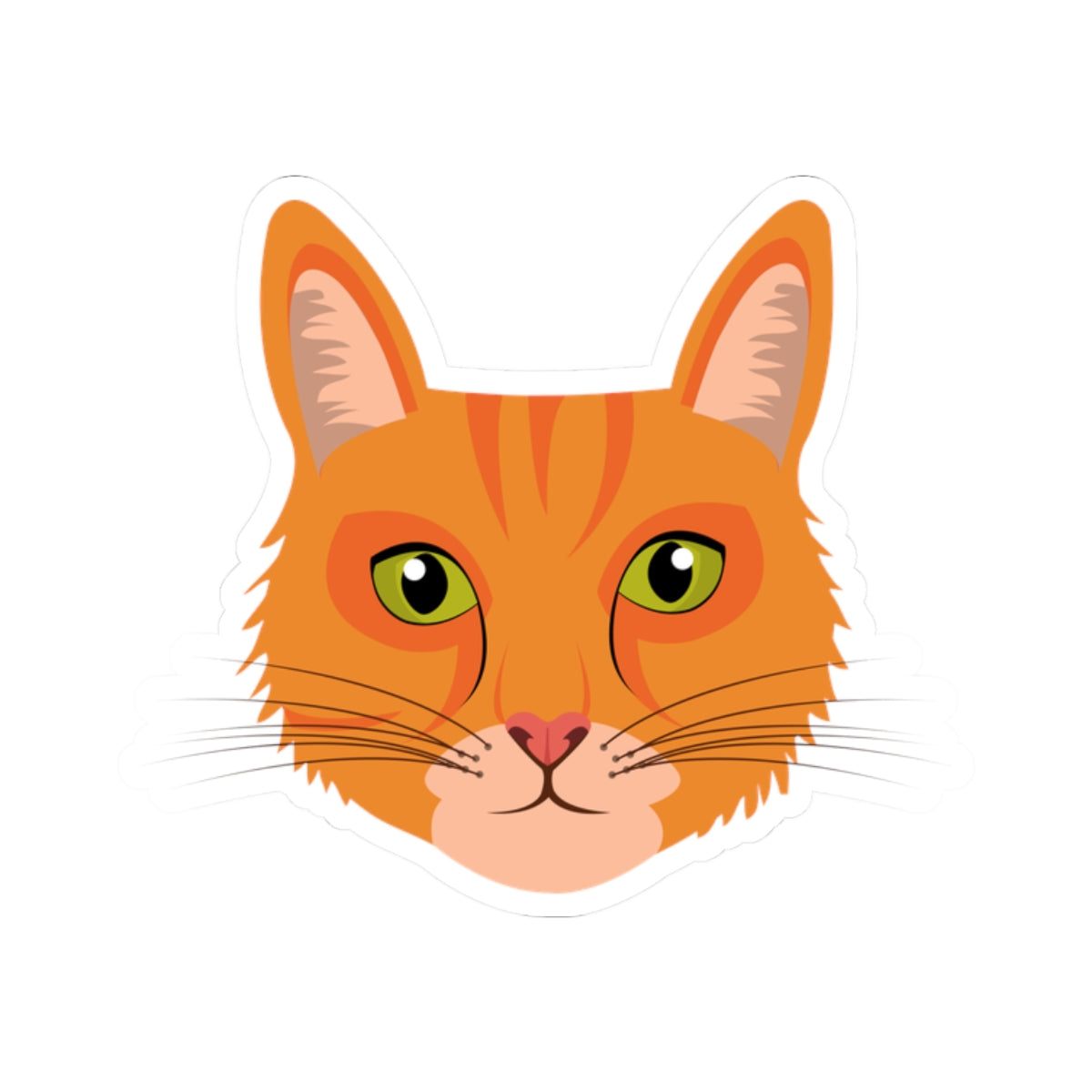 Kiss-Cut Stickers - Ginger cat