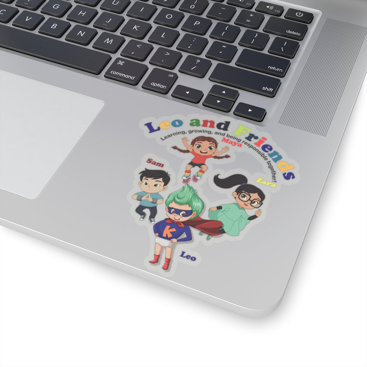 Kiss-Cut Stickers - Leo & Friends - Learning and growing