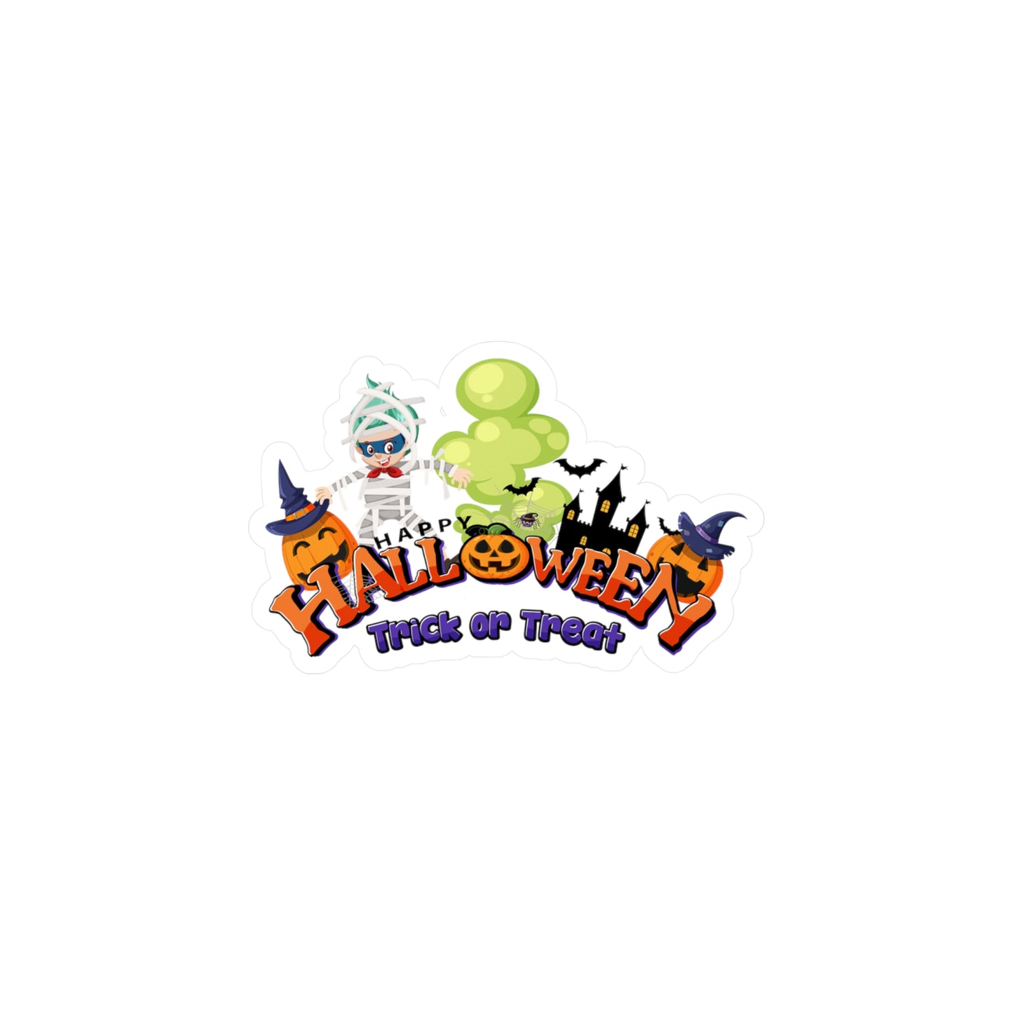 Halloween Kiss-Cut Vinyl Decals – Trick or Treat