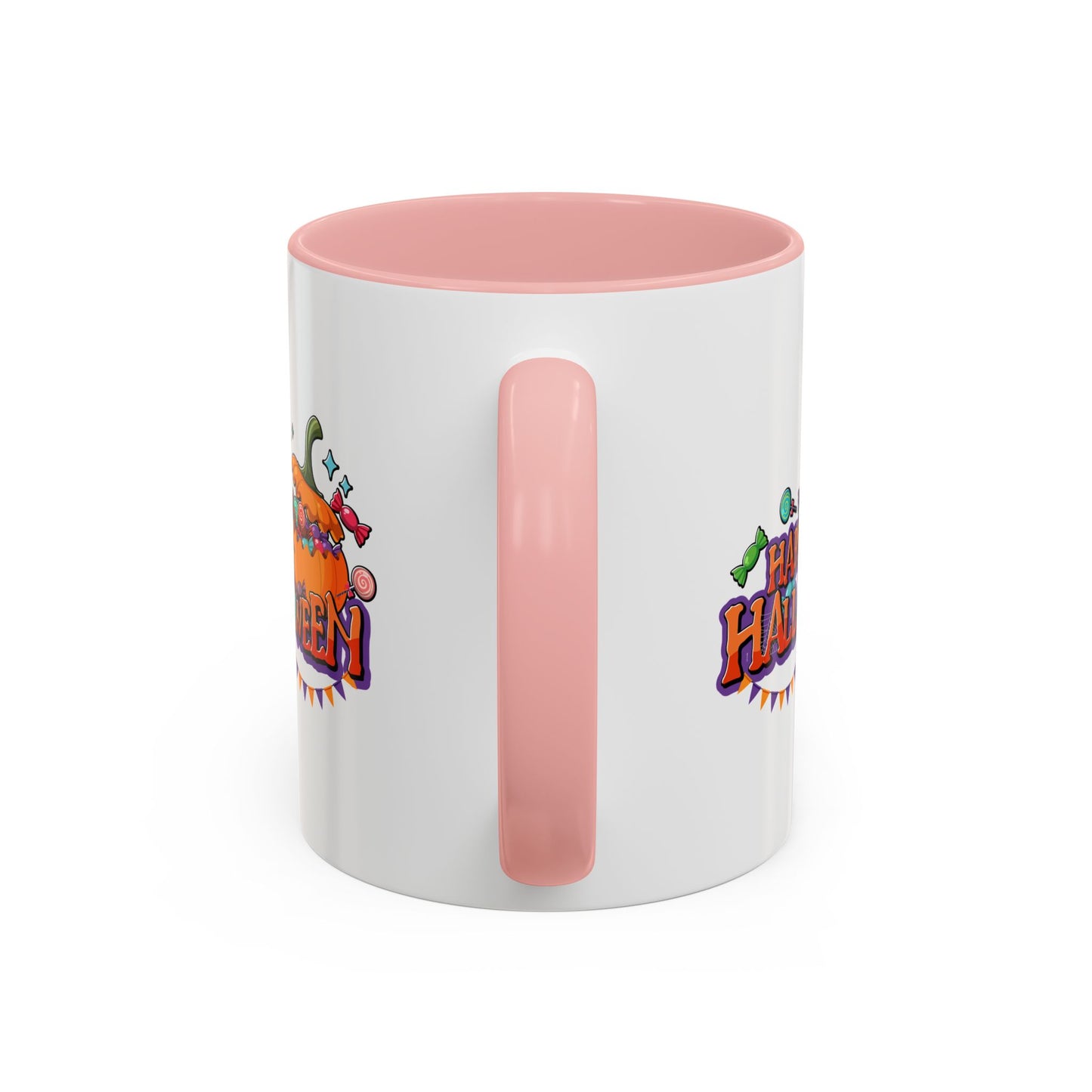 Accent Coffee Mug - Happy halloween banner