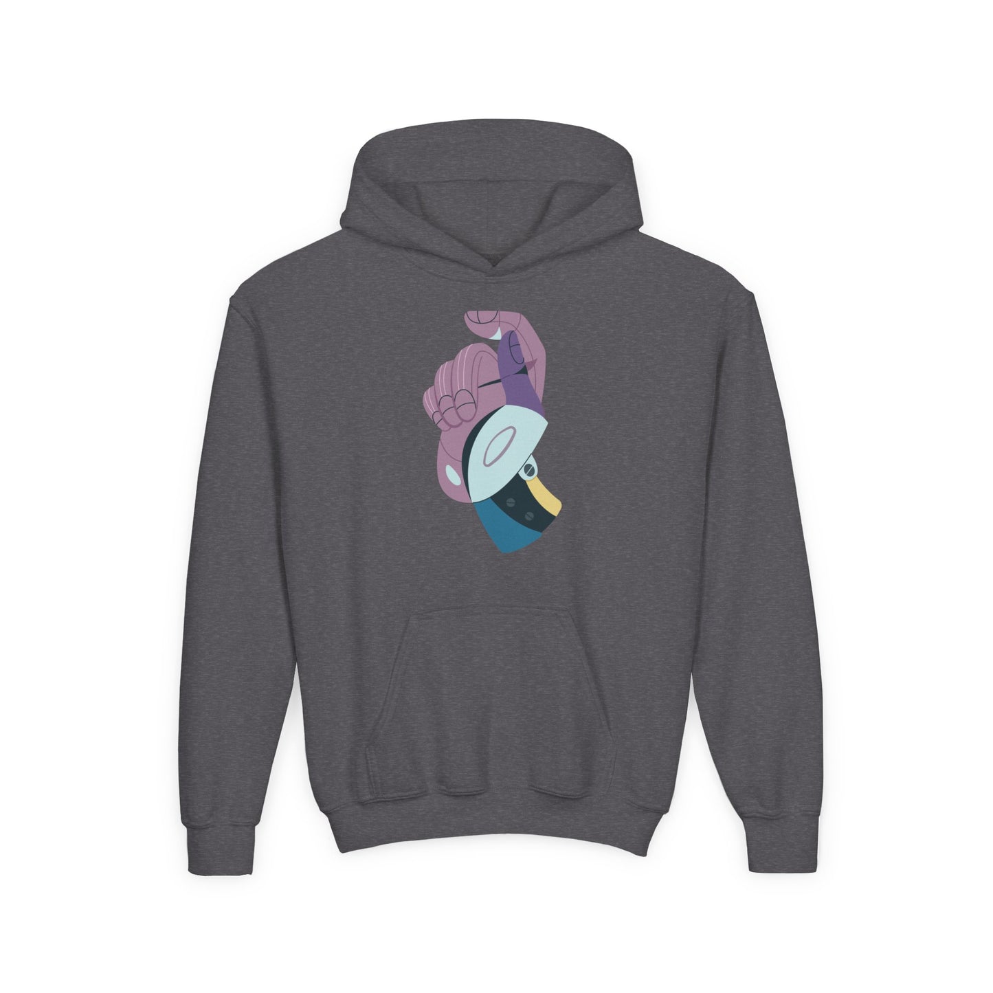 Youth Heavy Blend Hooded Sweatshirt - Hand
