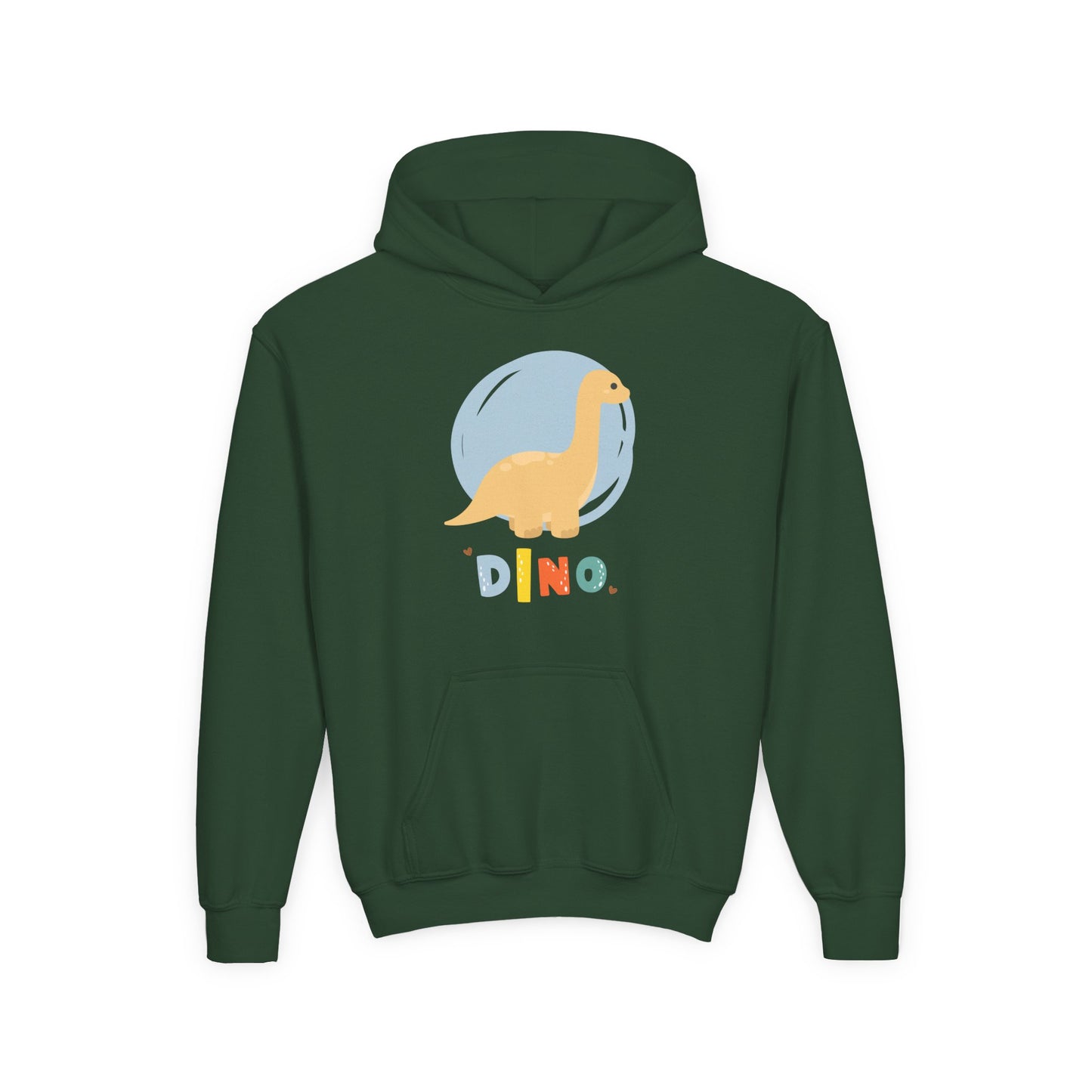 Youth Heavy Blend Hooded Sweatshirt - Dino Embrace