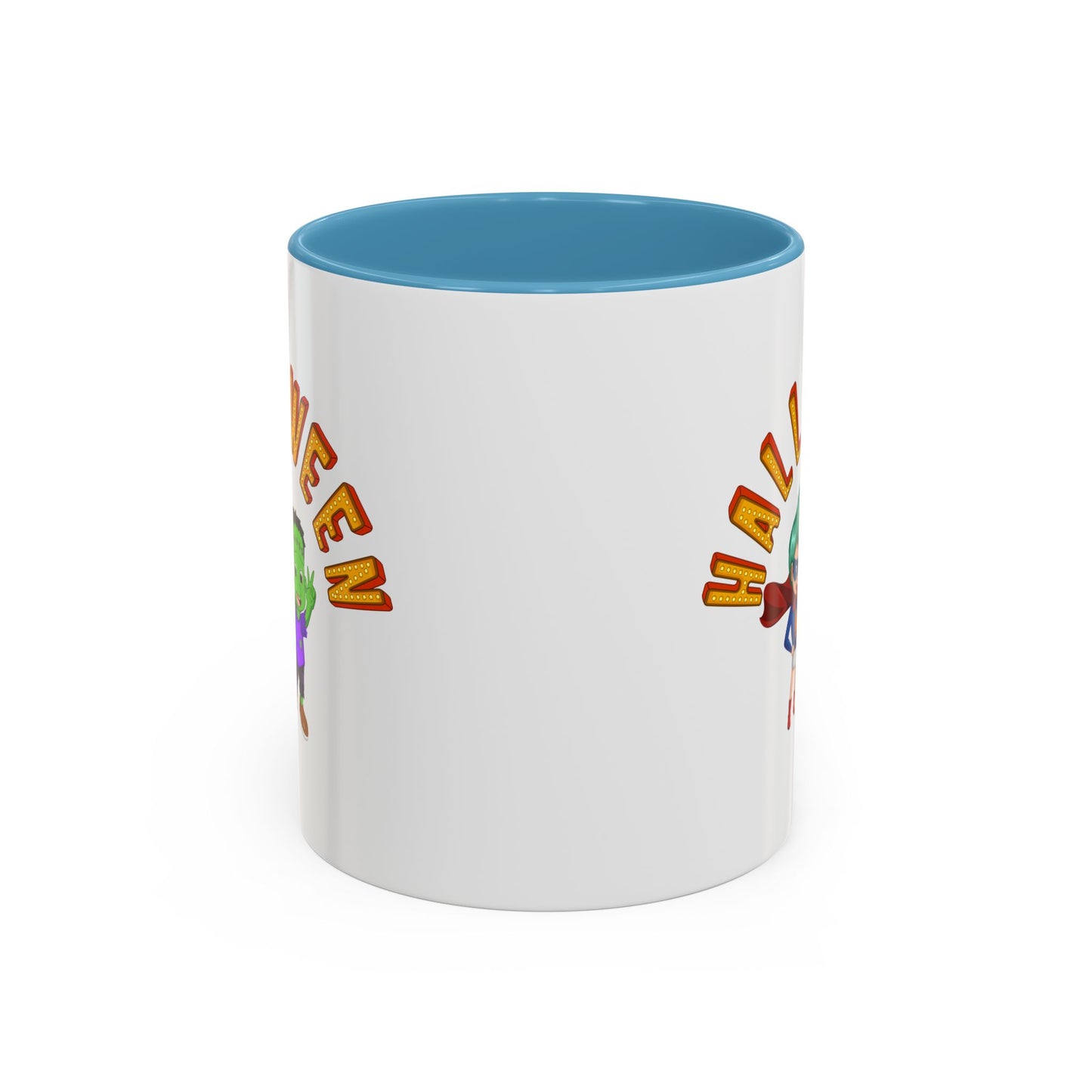 Accent Coffee Mug - Holloween with super kiddo