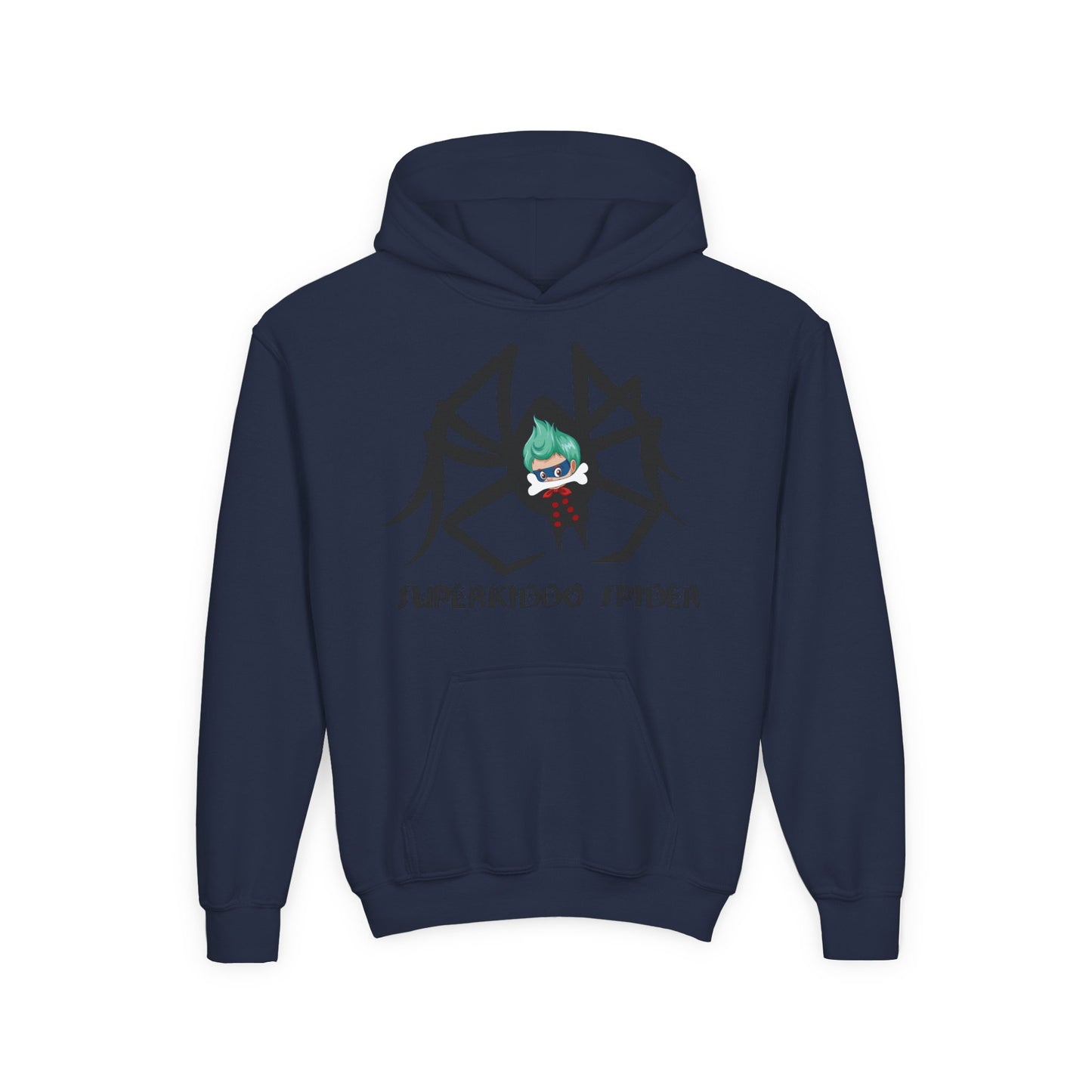 Youth Heavy Blend Hooded Sweatshirt - Spider kiddo