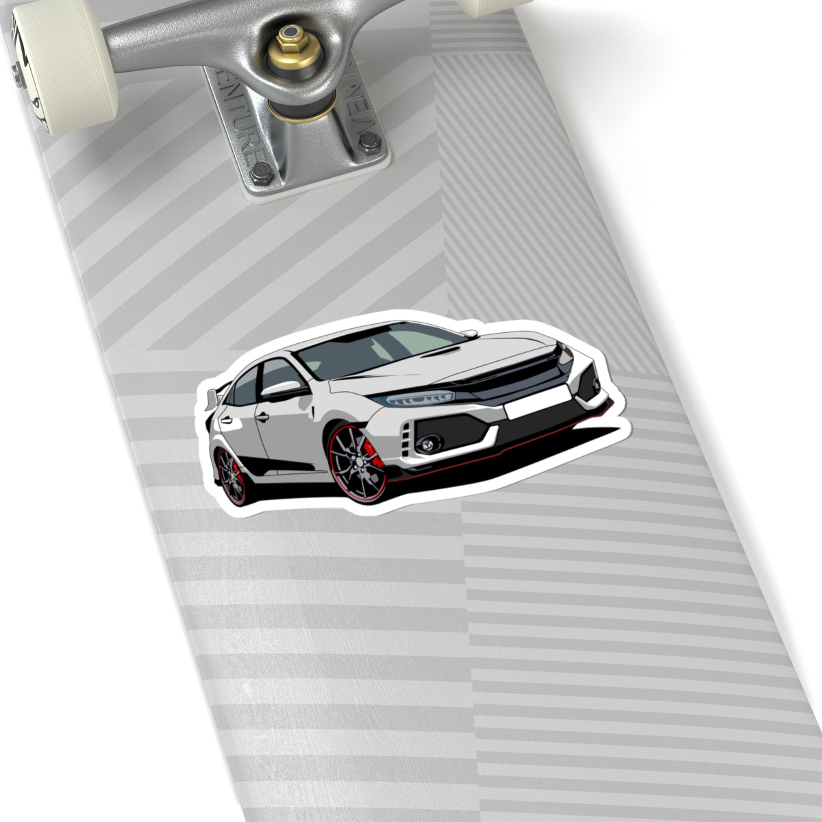 Kiss-Cut Vinyl Decals - Sedan car
