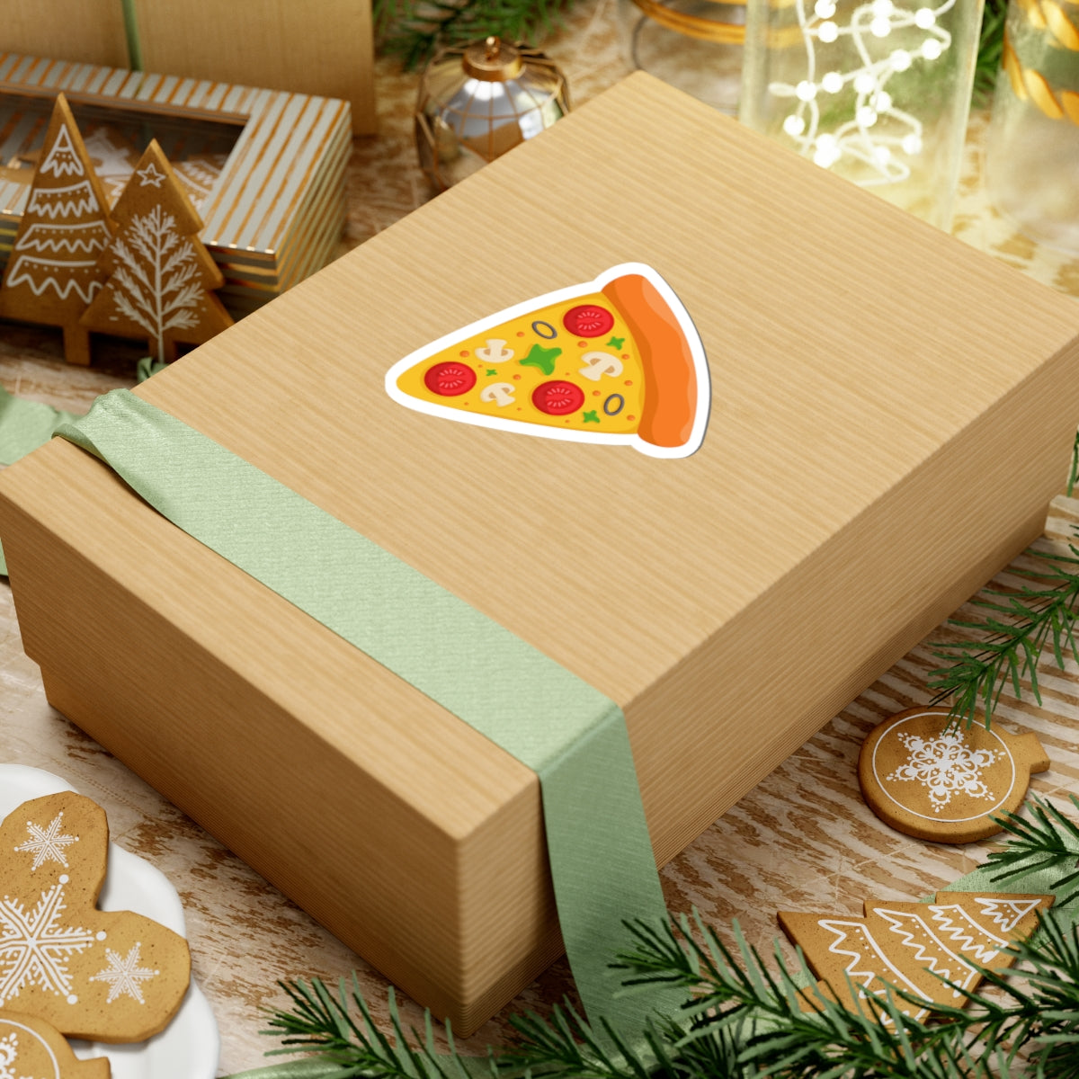 Kiss-Cut Stickers - Pizza slice