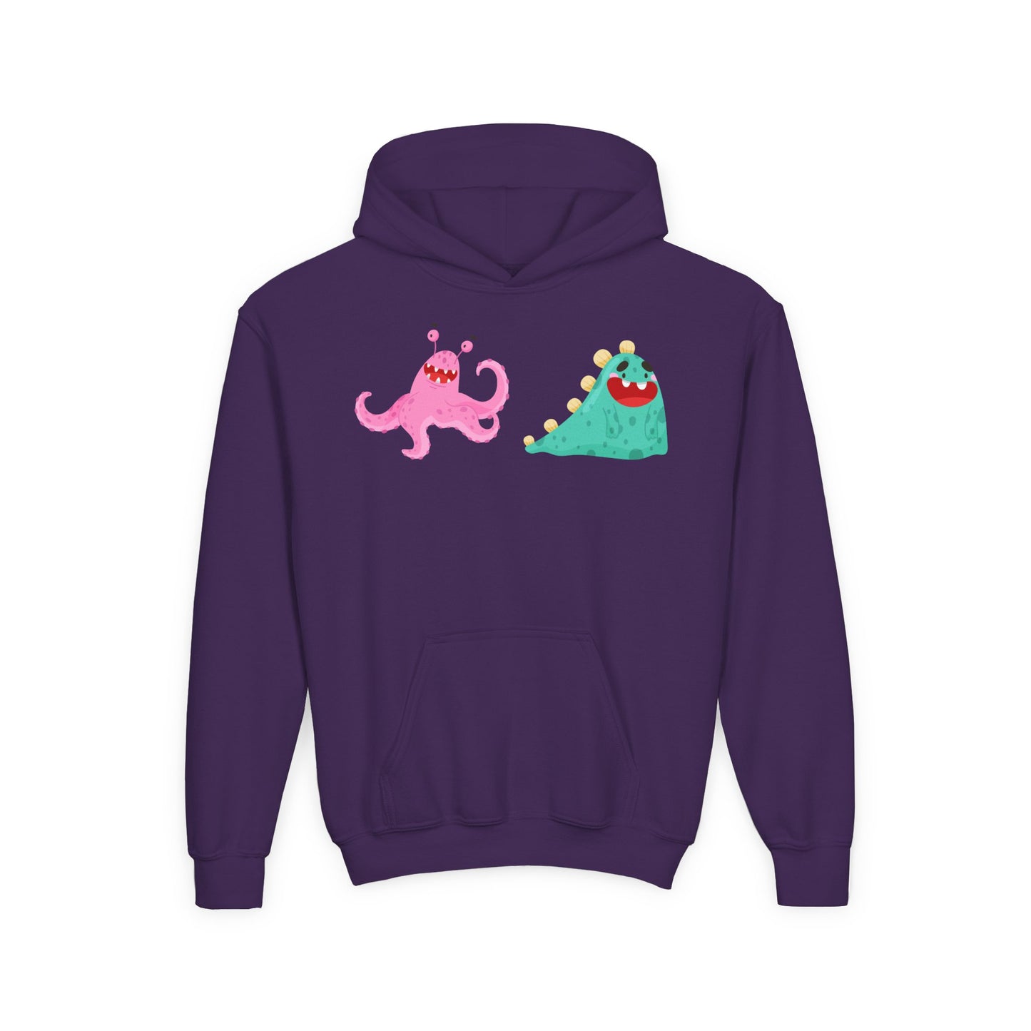 Youth Heavy Blend Hooded Sweatshirt - Joyful monster