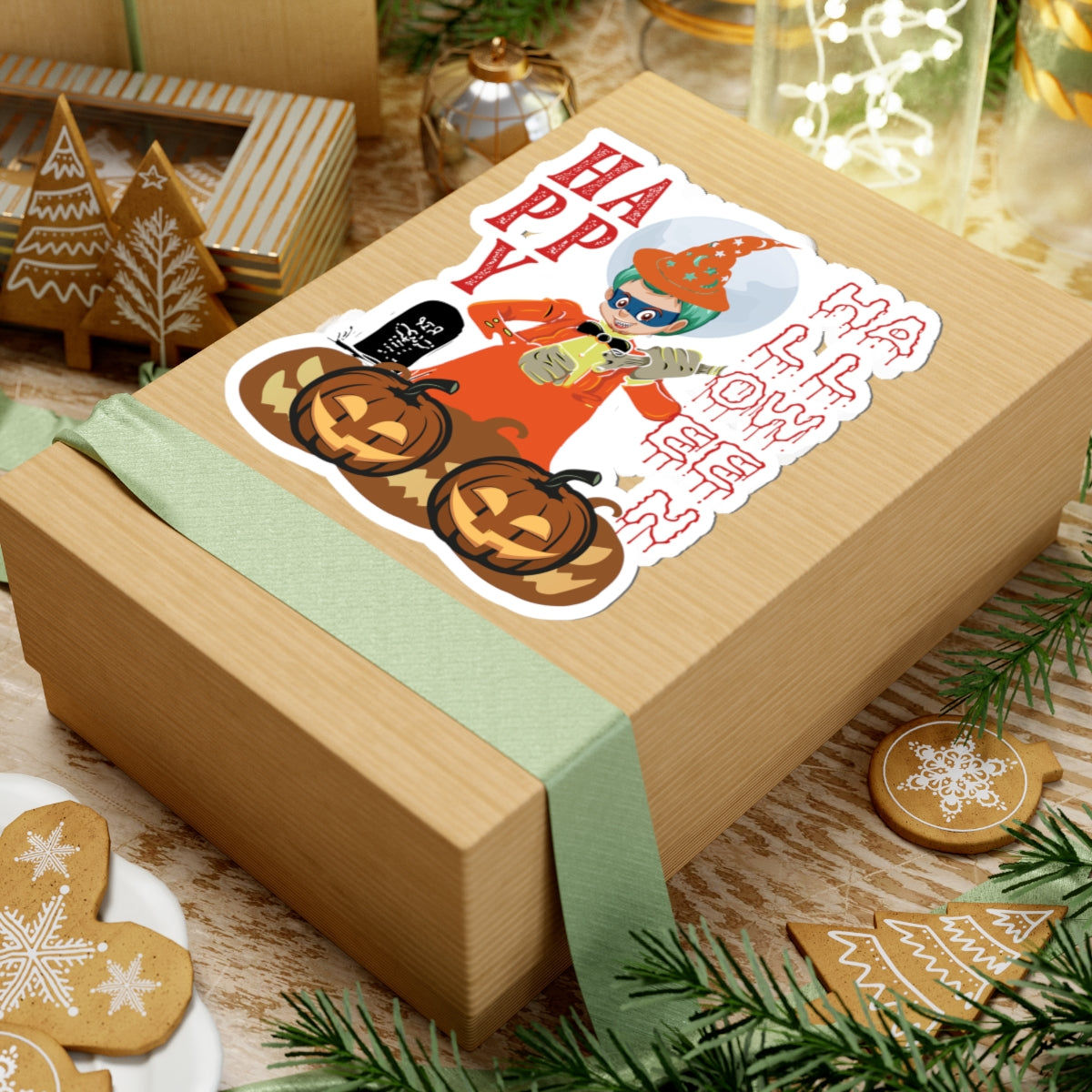 Kiss-Cut Stickers - Holloween design by super kiddo