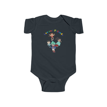 Infant Bodysuit - Leo & Friends - [[{"value":"Wonderwear Kid"}]]