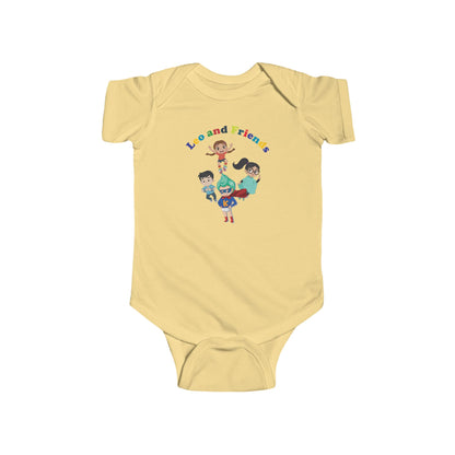 Infant Bodysuit - Leo & Friends - [[{"value":"Wonderwear Kid"}]]