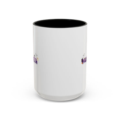 Accent Coffee Mug - Holloween word Printify