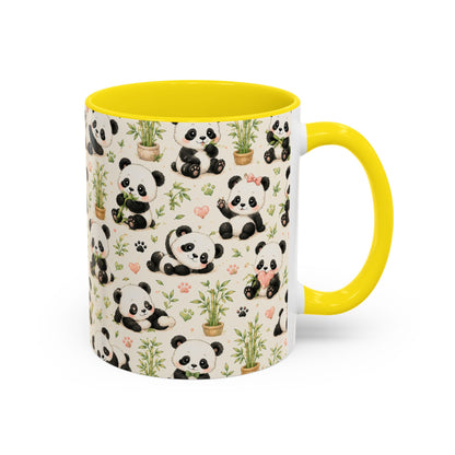 Accent Coffee Mug  (11/15 oz) - baby pandas