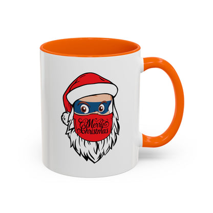 Accent Coffee Mug - Santa Super kiddo - [[{"value":"Wonderwear Kid"}]]