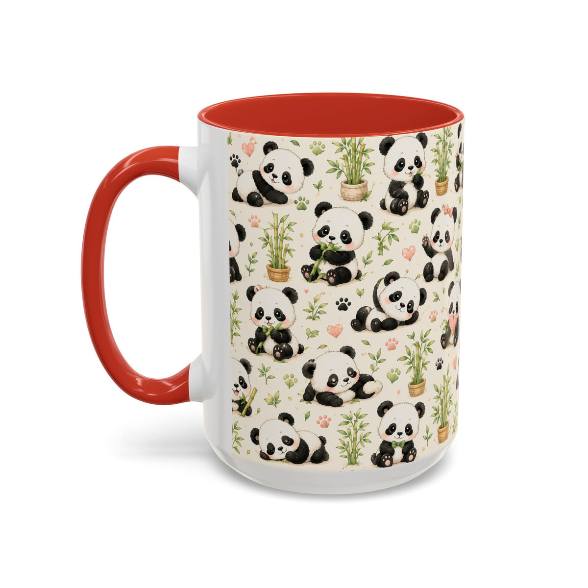 Accent Coffee Mug  (11/15 oz) - baby pandas