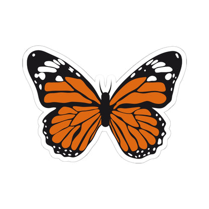 Kiss-Cut Stickers - Orange Butterfly Printify