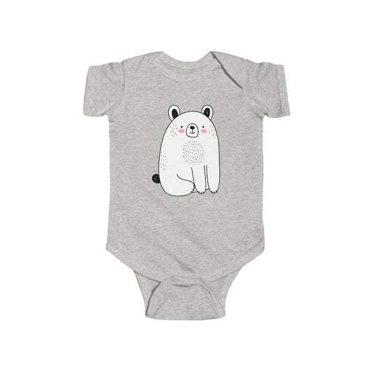 Infant Fine Jersey Bodysuit - Adorable bear