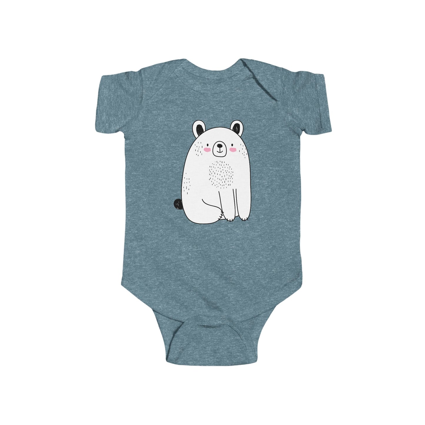 Infant Fine Jersey Bodysuit - Adorable bear