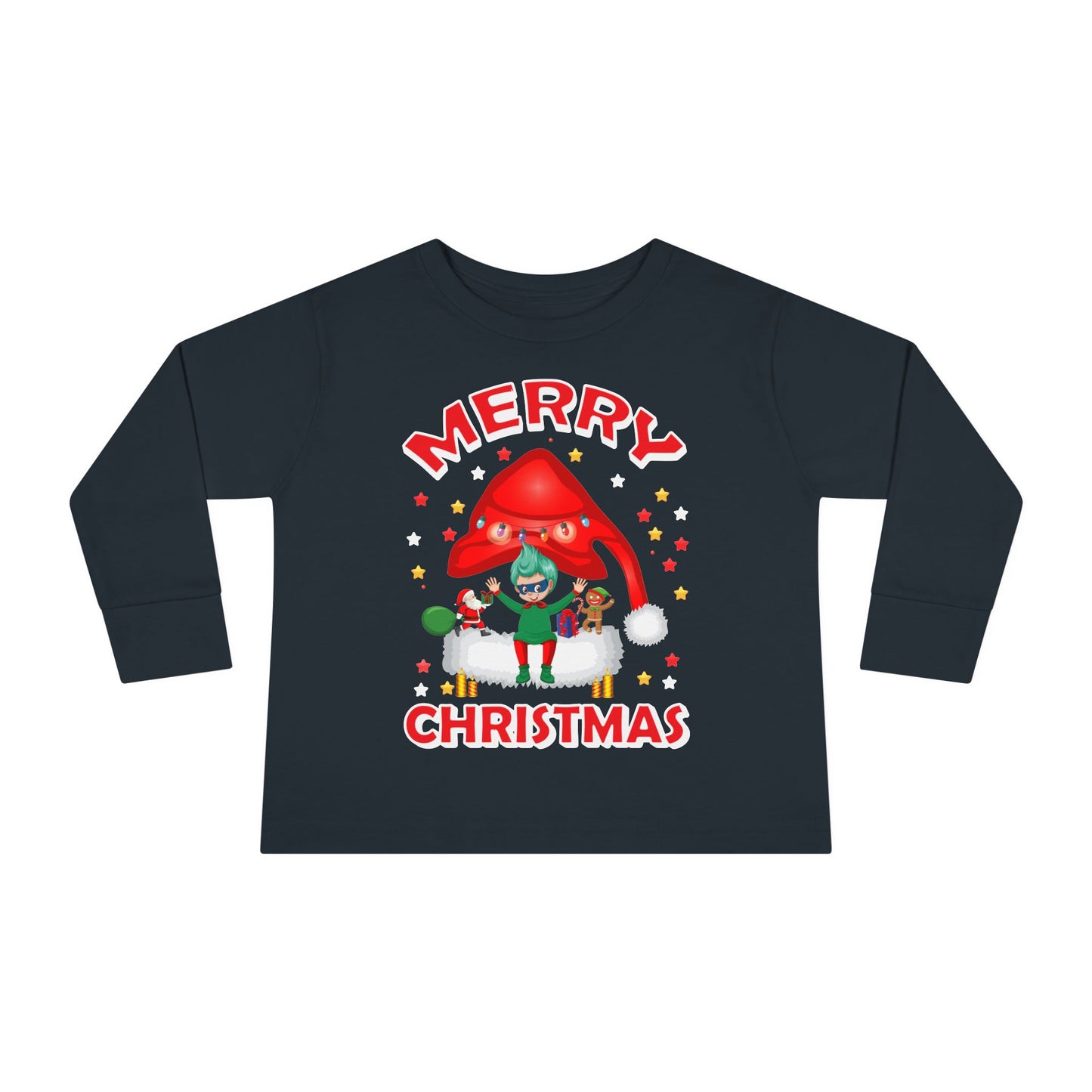 Toddler Long Sleeve Tee - Merry christmas - [[{"value":"Wonderwear Kid"}]]