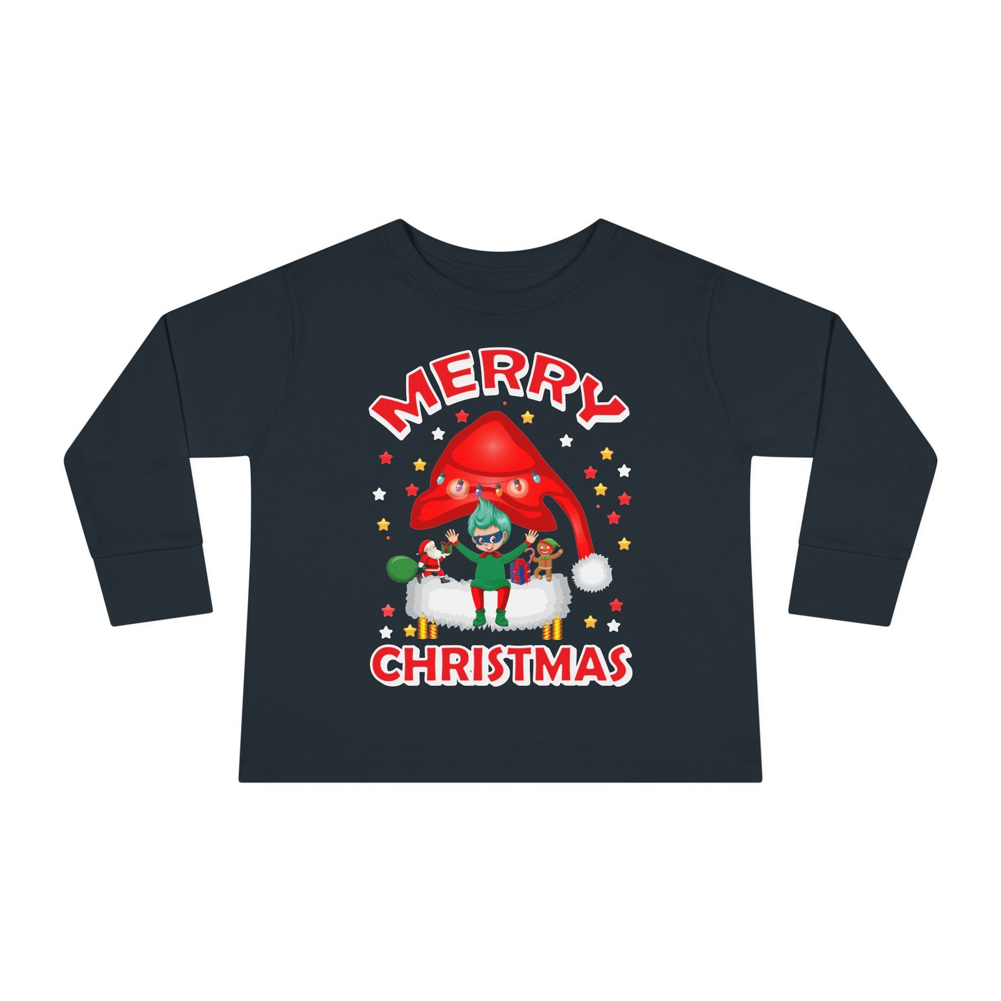 Toddler Long Sleeve Tee - Merry christmas - [[{"value":"Wonderwear Kid"}]]
