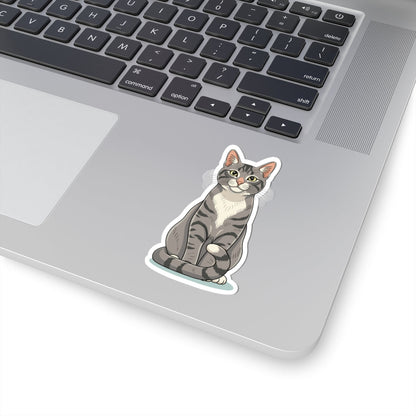 Kiss-Cut Stickers - Maine coon cat Printify