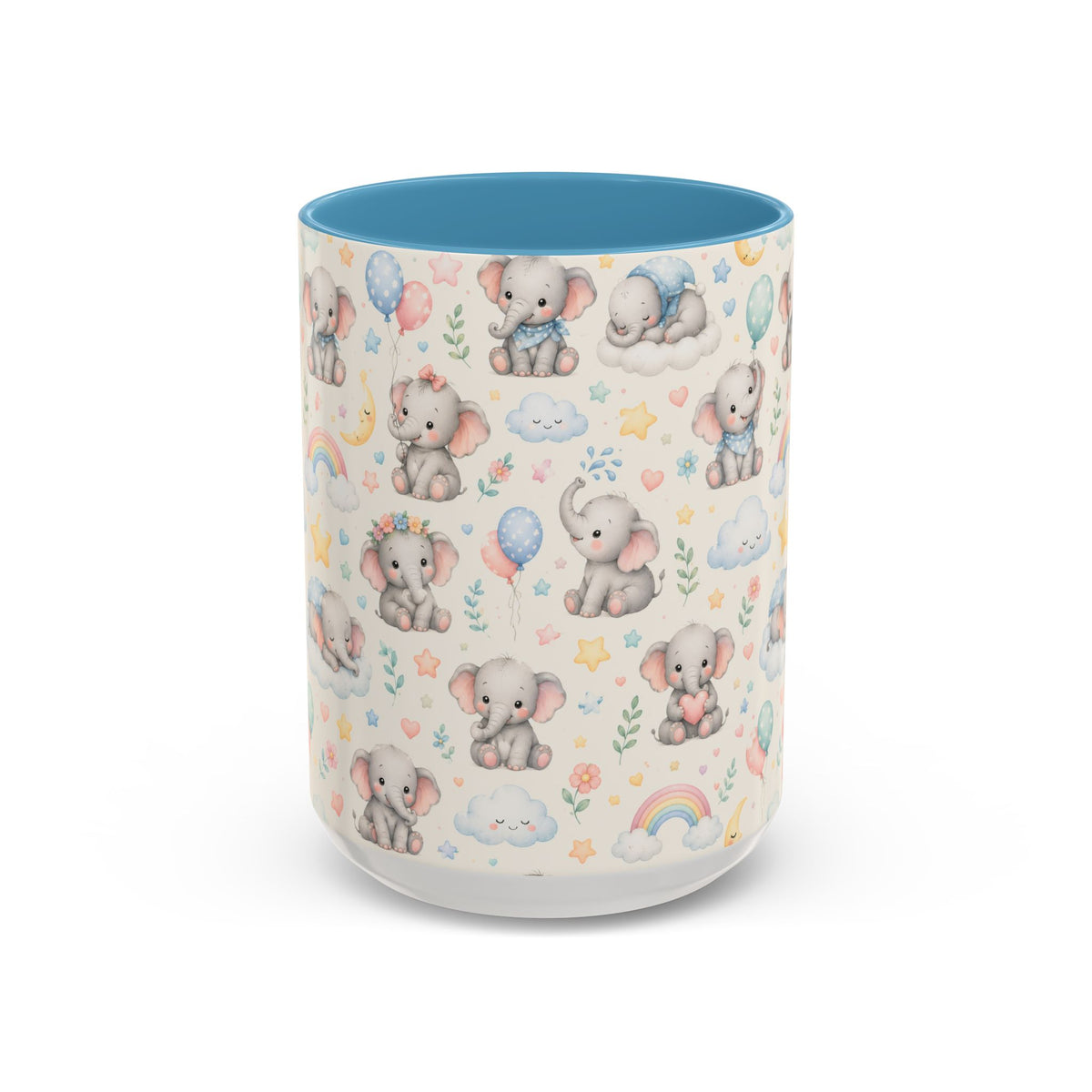 Accent Coffee Mug  (11/15 oz) - Baby Elephant Nursery
