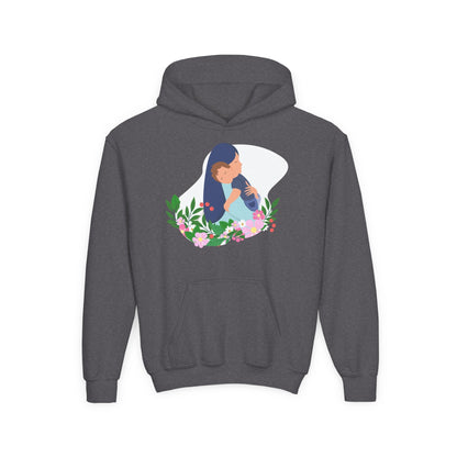 Youth Heavy Blend Hooded Sweatshirt - Mothers love Printify