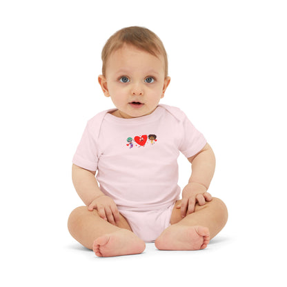 Infant Jersey One Piece - Valentines - Super kiddo and friend - [[{"value":"Wonderwear Kid"}]]