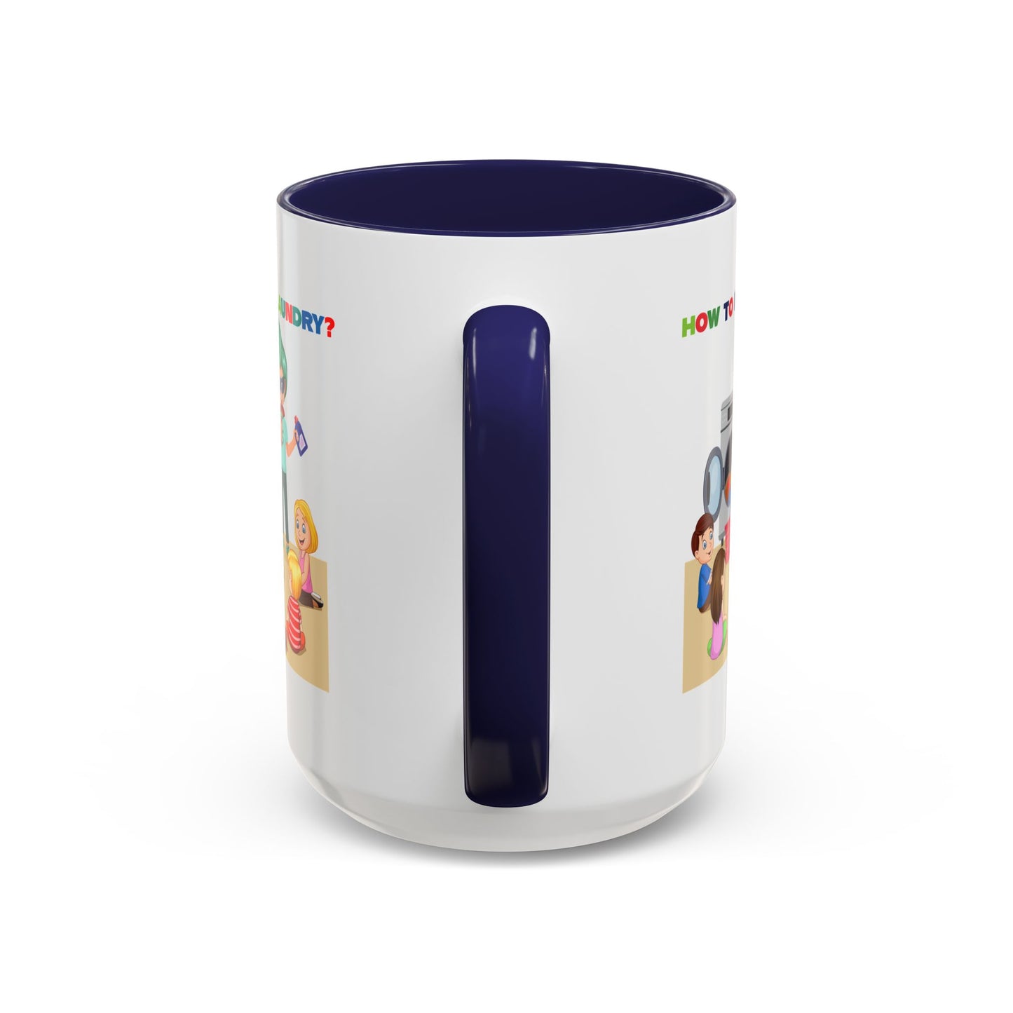 Accent Coffee Mug - super kiddo teaching laundry