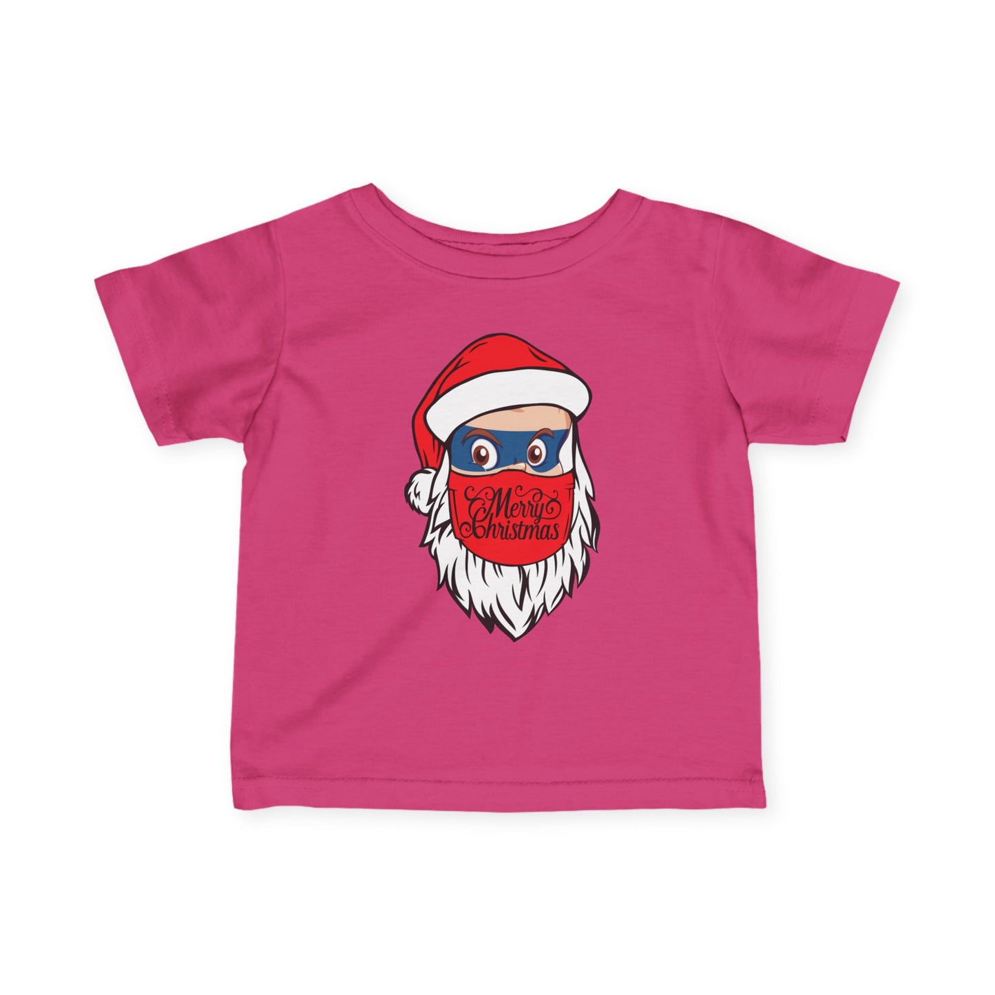 Infant Fine Jersey Tee - Santa Super kiddo - [[{"value":"Wonderwear Kid"}]]