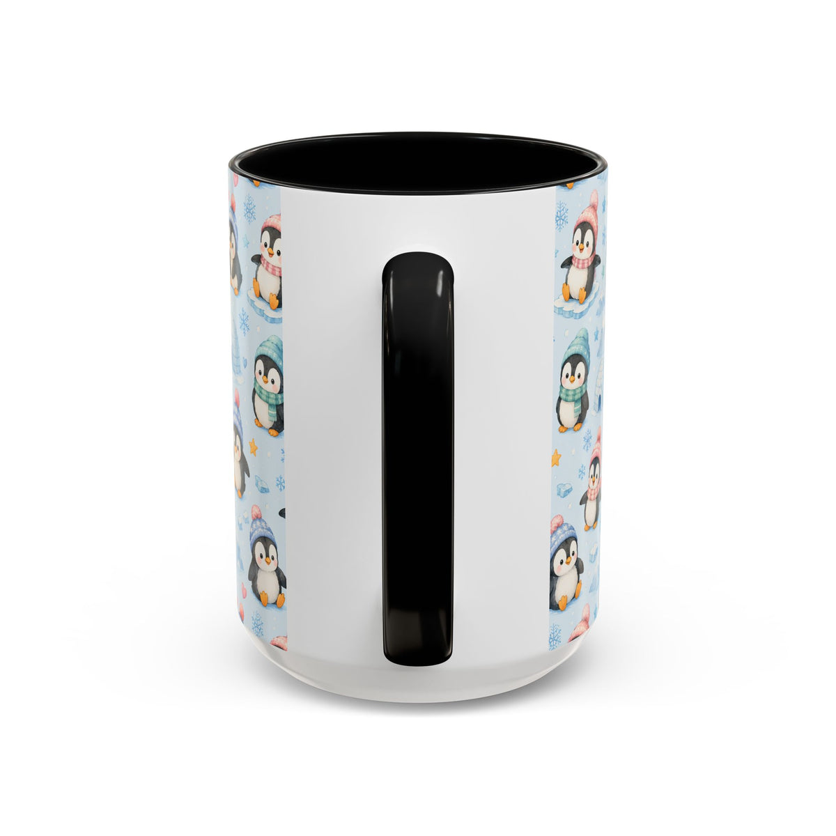Accent Coffee Mug  (11/15 oz) - Penguin Winter Wonderland