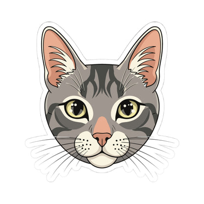Kiss-Cut Stickers - Maine coon head Printify