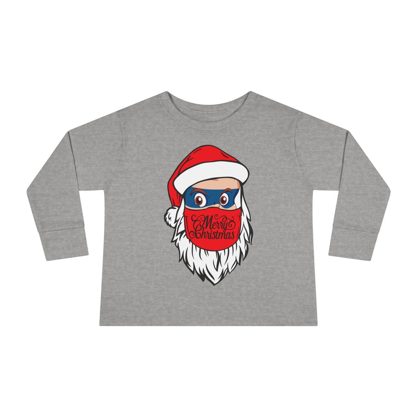 Toddler Long Sleeve Tee - Santa Super kiddo - [[{"value":"Wonderwear Kid"}]]