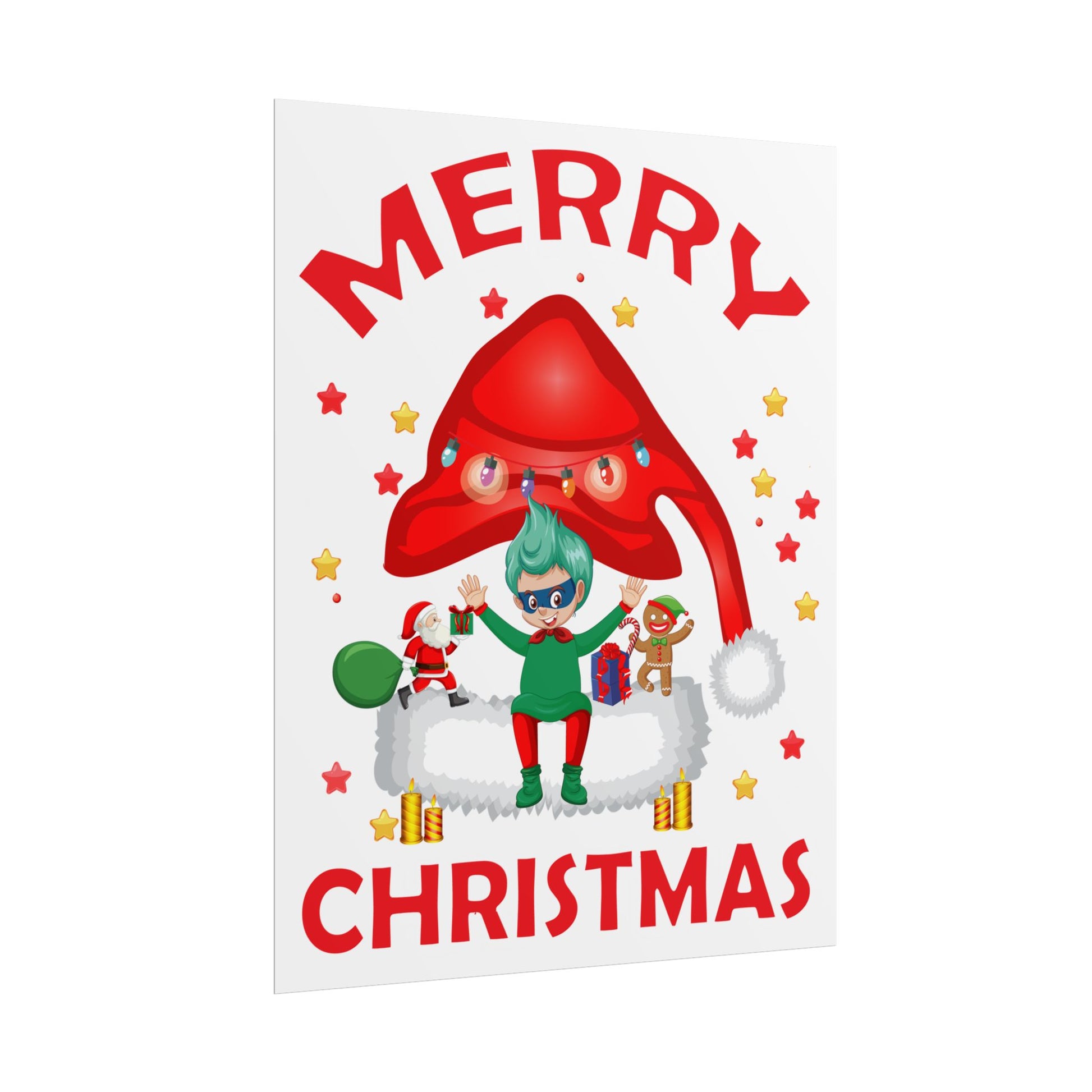 Rolled Posters - Merry christmas - [[{"value":"Wonderwear Kid"}]]