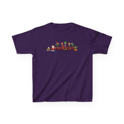 Kids Heavy Cotton™ Tee - Christmas with santa claus and friends - [[{"value":"Wonderwear Kid"}]]