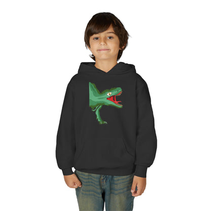 Kids Tyrannosaurus Hunting Hoodie Printify