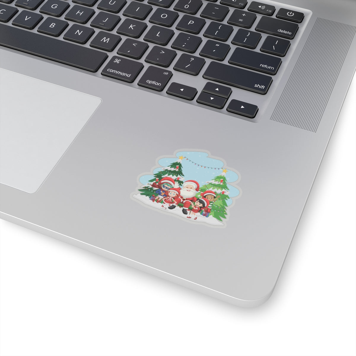 Kiss-Cut Stickers - Super kiddo with santa claus - [[{"value":"Wonderwear Kid"}]]